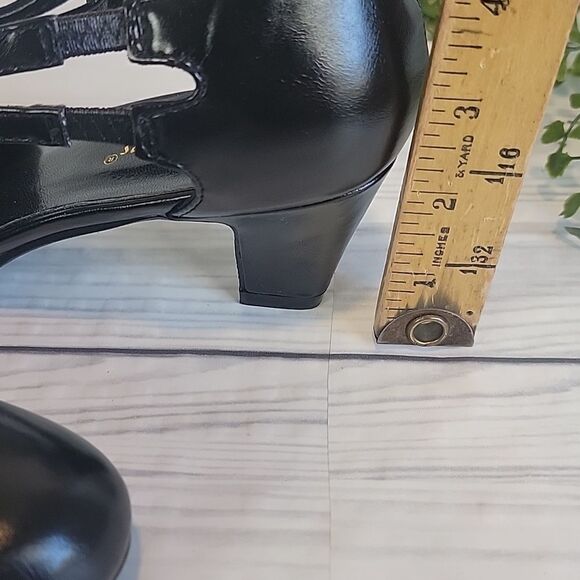 Beacon Angel Steps Willow pumps in pu patent leather black Women's Size 8W - Picture 4 of 10